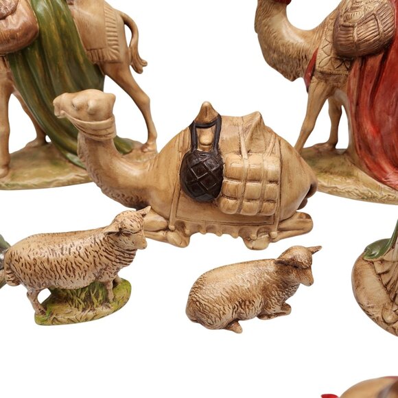 Vintage Holland Mold 1980 Nativity set 17 pieces - Picture 10 of 12